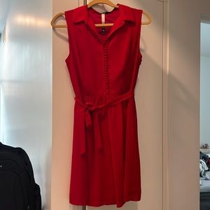 Chiffon Red Dress